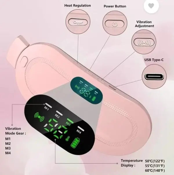 Cramp Relief Belt Portable Menstrual Heating Pad