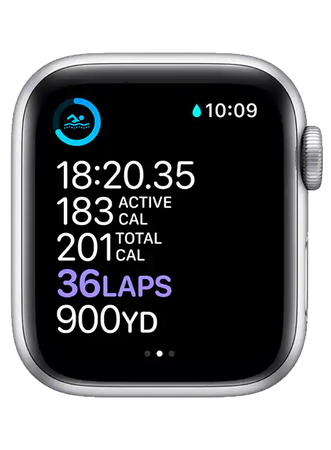 Smart Watch Series 6 + Cellular 44mm Aluminum Case (Silver) - Advanced Health & Fitness Smartwatch
