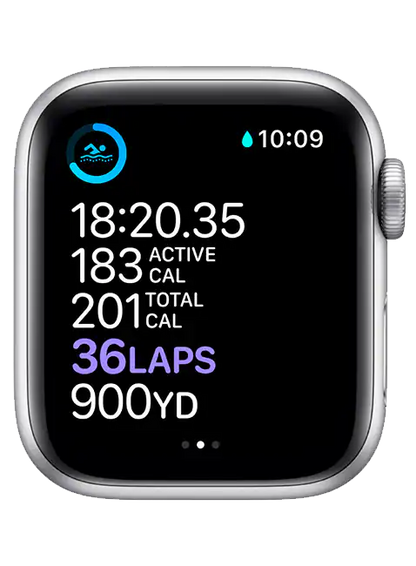 Smart Watch Series 6 + Cellular 44mm Aluminum Case (Silver) - Advanced Health & Fitness Smartwatch