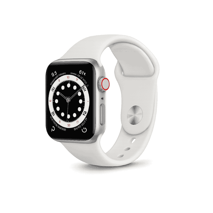Smart Watch Series 6 + Cellular 44mm Aluminum Case (Silver) - Advanced Health & Fitness Smartwatch