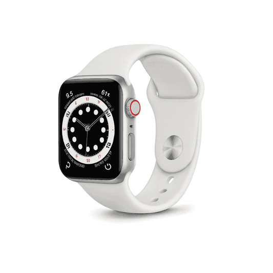 Smart Watch Series 6 + Cellular 44mm Aluminum Case (Silver) - Advanced Health & Fitness Smartwatch