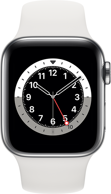 Smart Watch Series 6 + Cellular 44mm Aluminum Case (Silver) - Advanced Health & Fitness Smartwatch