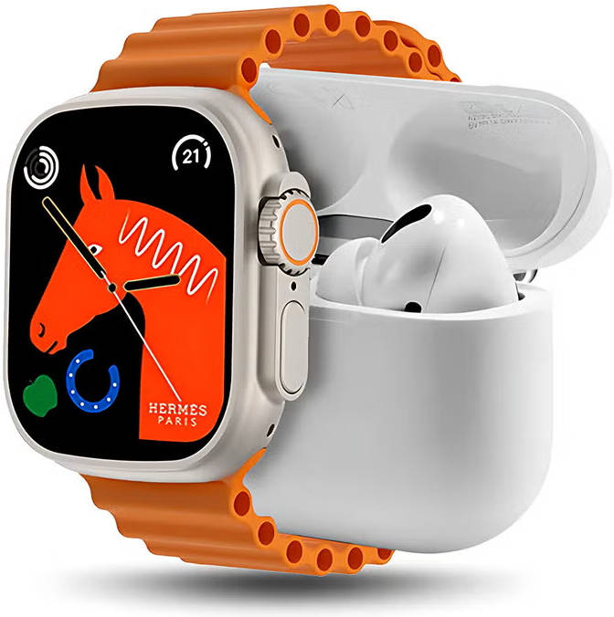 Fendior S300 Ultra 2 Smart Watch with Airpods Pro Gen 2