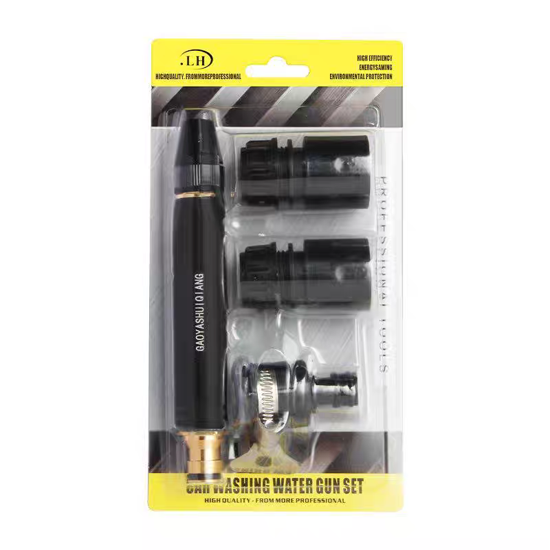 Water pressure nozzle gun set